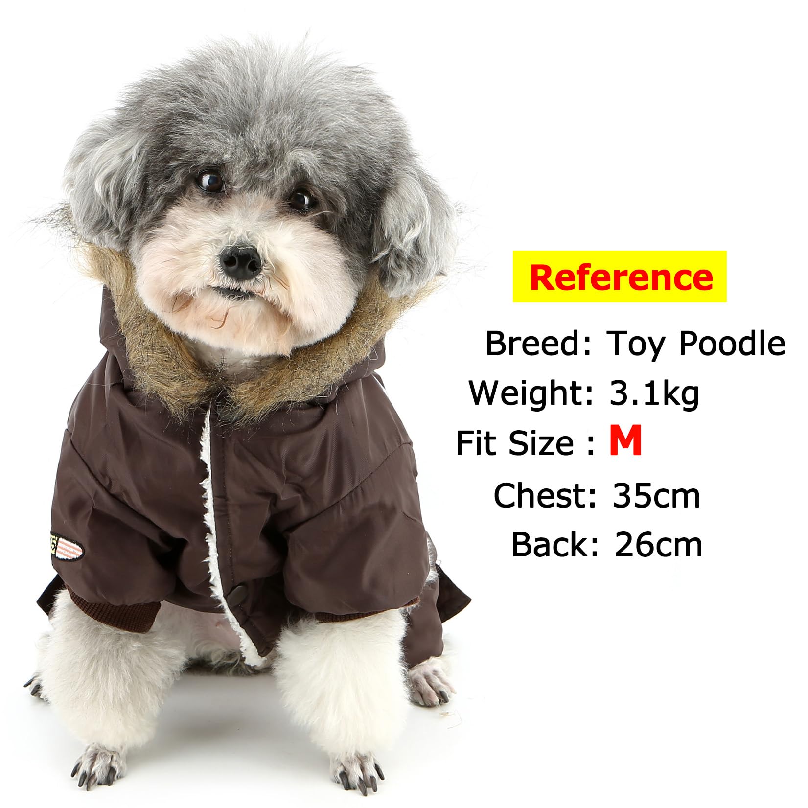 Zunea Fleece-Pullover Für Kleine Hunde – Mit Kapuze, Zopfmuster & Weicher Fütterung (Weinrot, Größe L)