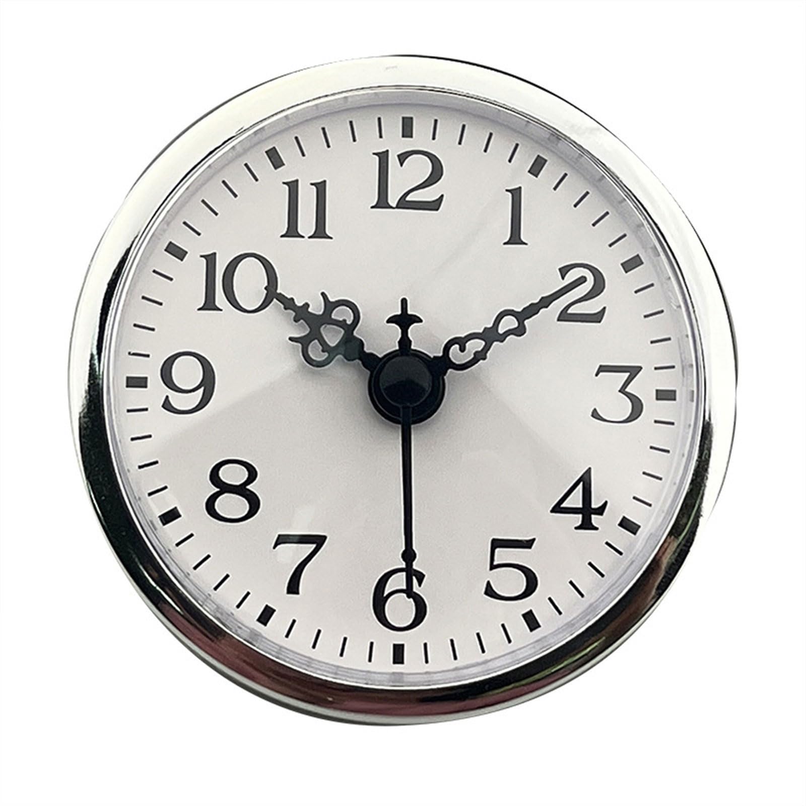 NEWFT 80mm Circular Inlaid Watch Head Clock Movement Timekeeping for Clock Repair and Crafting Insert