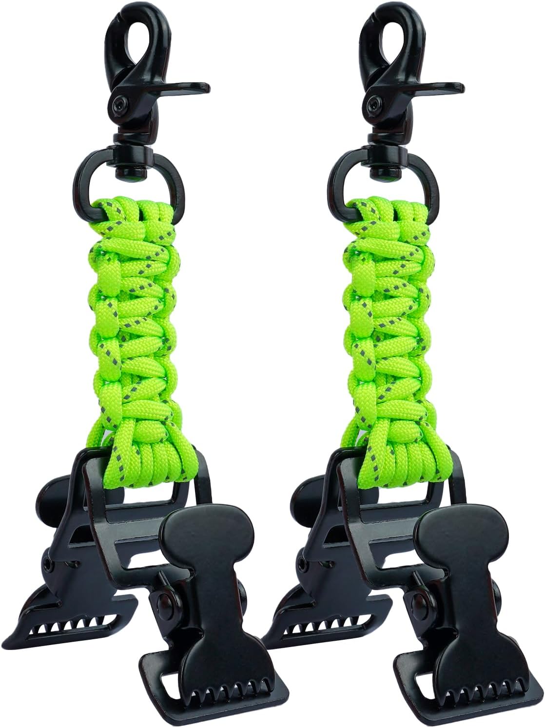 KUNN Double End Tactical Glove Clips Work Glove Holders Hardhat Holder for Heavy Duty Belt,Outdoor Backpack