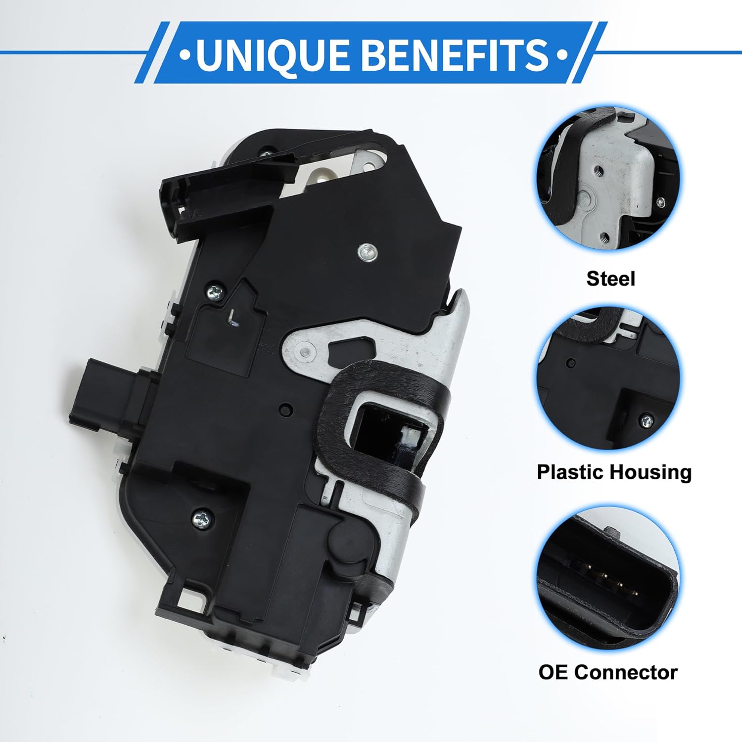 Power Door Lock Actuator Motor for Ford F-150 2009-2014 Front Left Driver Side Door Latch Actuator Assembly