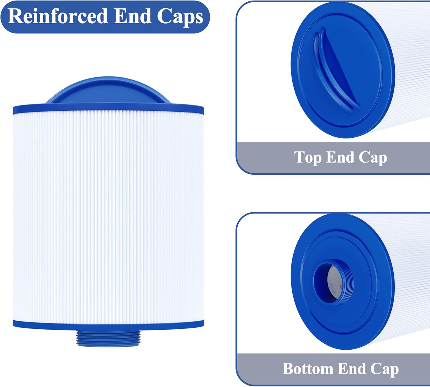 Cryspool® 05014 Filter Compatible with 5CH-25, PMAX25P4, PTL20W-SV-P4, 108868, SD-00798, 25 Sq. Ft Spa Filter Cartridge, 2 Pack