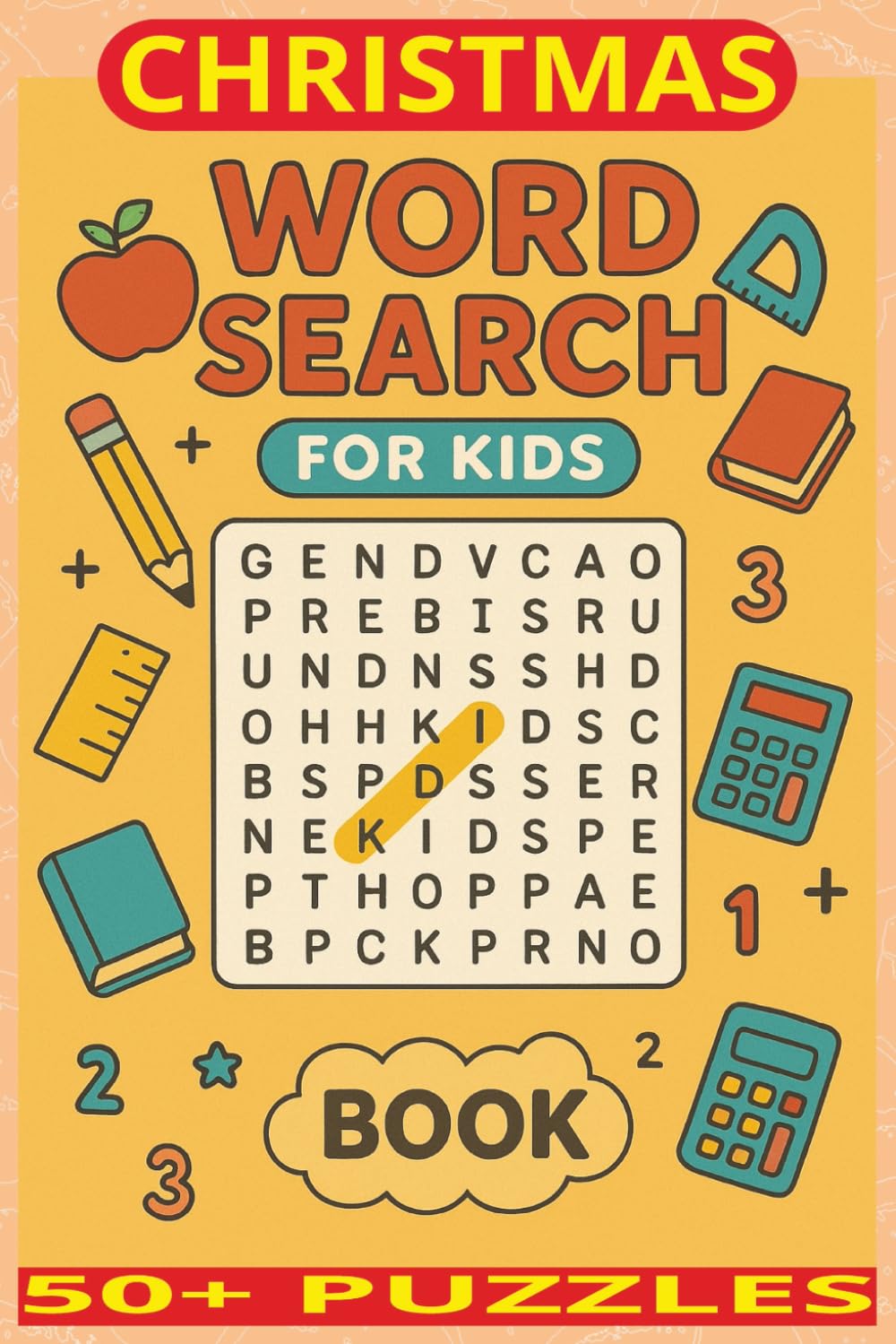 Word Search Christmas Kids: Christmas Word Find Puzzles for Kids, Word Search puzzle for adults, 50+ Joyful Puzzles With Solutions