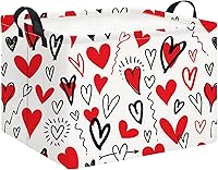 Vista 48 de Cesta de almacenamiento rectangular verde, cesta de ropa con asas, caja de almacenamiento plegable, cesta de regalo, decoración de habitación