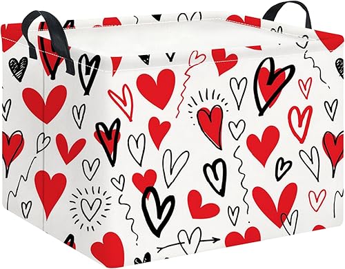 Miniatura 48 de Cesta de almacenamiento rectangular verde, cesta de ropa con asas, caja de almacenamiento plegable, cesta de regalo, decoración de habitación