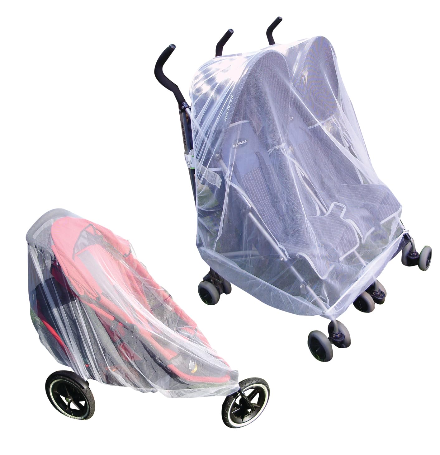 Mosquito Nets 4 U White Mosquito Net For Twin Or Tandem Buggy Pushchair Free Travel Net Bag