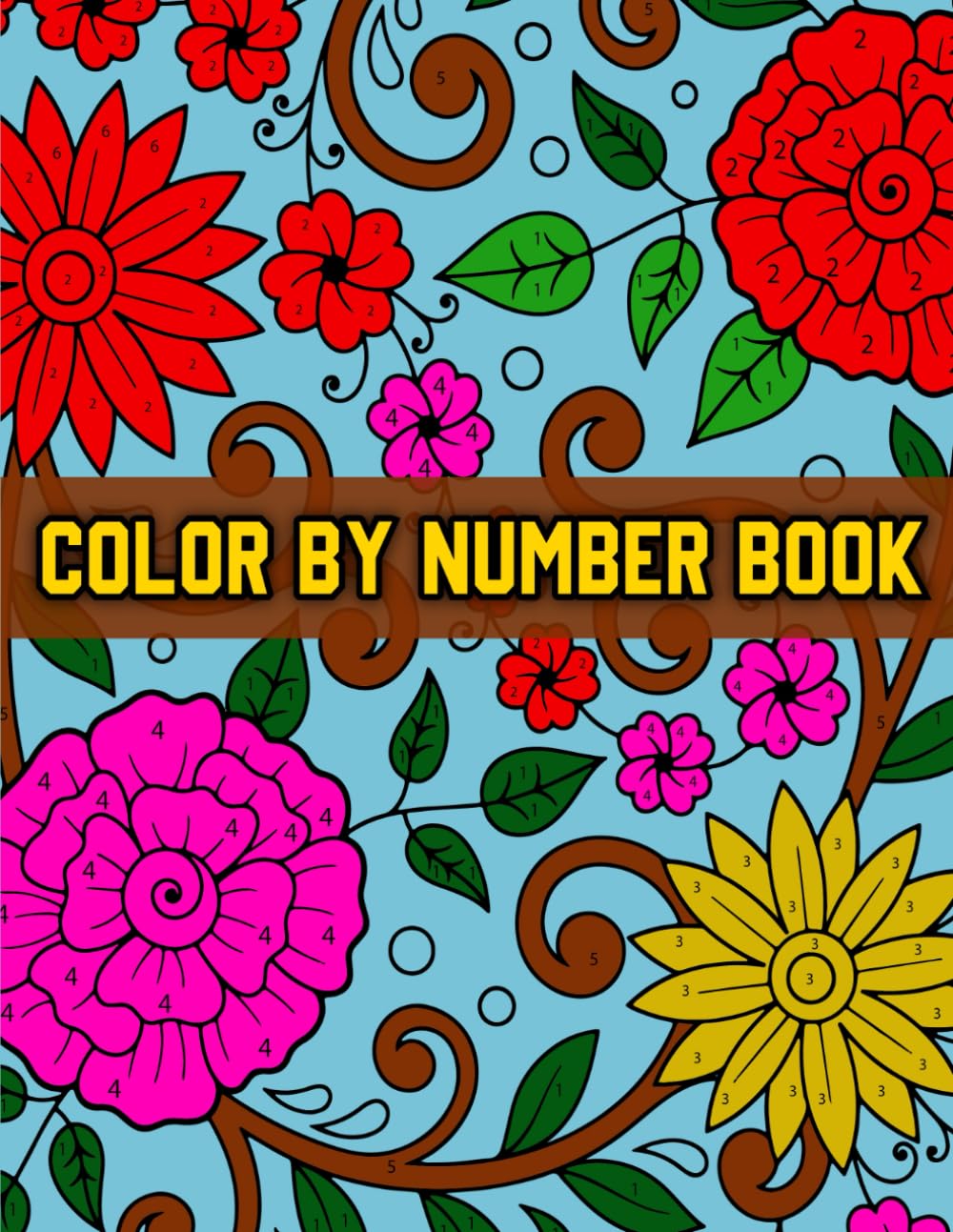 Color By Numbers Adult coloring Book: "Serenity in Colors: The Ultimate Color by Number Coloring Book for Relaxation and Creativity"