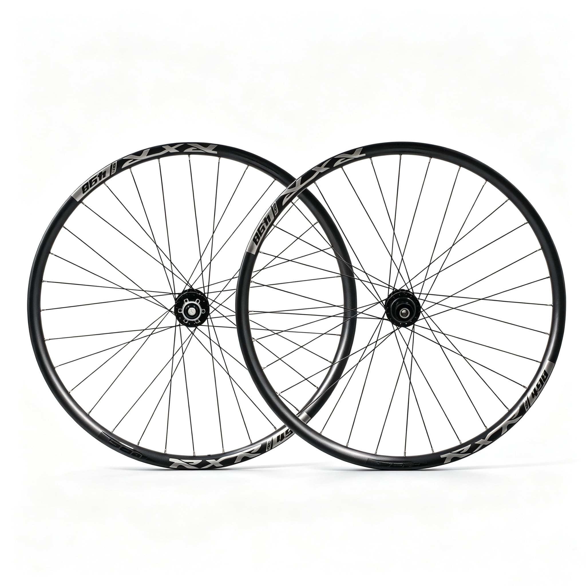Cycling Wheelset Boost/Thru Axle 27.5" 29" inch Quick Release Disc Brake Mountain Bike Wheels, Aluminum Alloy Rim Black Bike Wheel 32 Holes for XD/MS/HG Freehub (29"Boost, MTB)