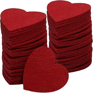 Felt Hearts Cutout for Valentine’s Day Wedding Decoration Scrapbooking S...