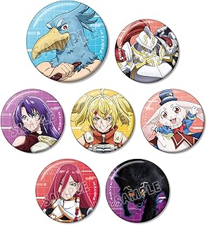 TV Anime Shangri-La Frontier Trading Can Badge 7 Piece Box