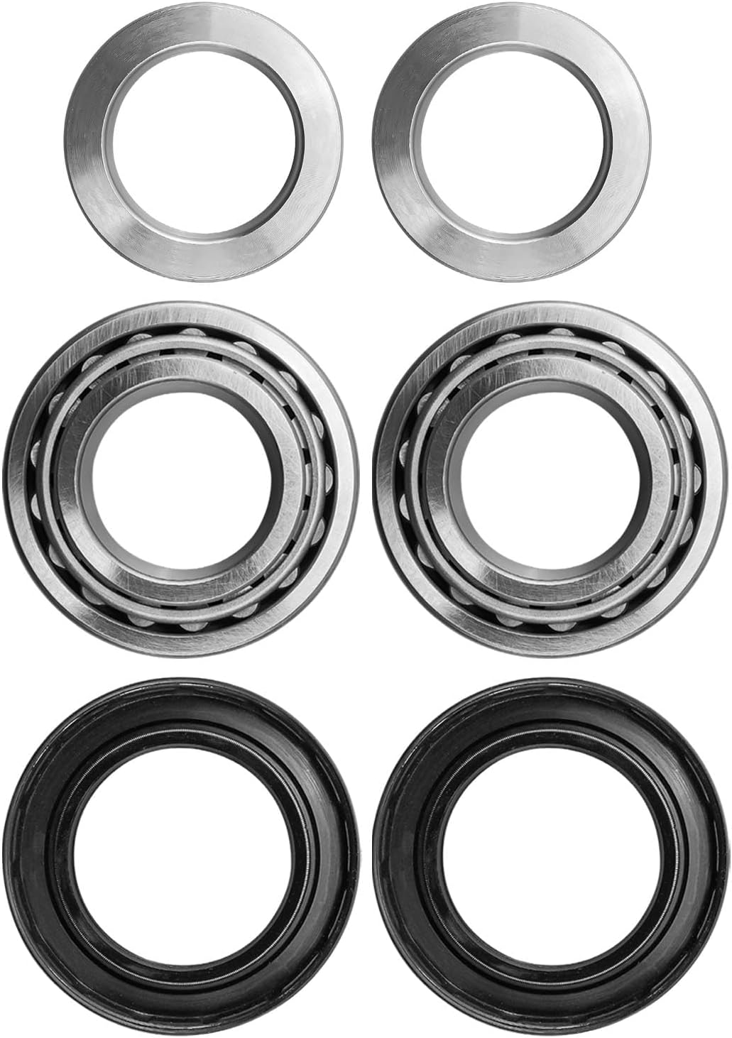 Rear Axle Bearing Inner Spacer Oil Seal Kit Fit for Nissan Titan Frontier Xterra 2004-2017 Replace 43252-7S200 40210-7S210 43070-7S200 432527S200 430707S200 402107S210