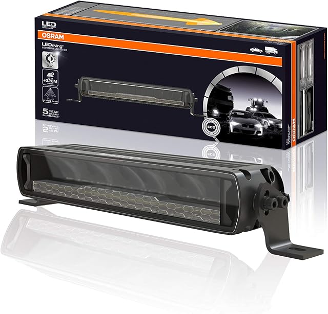 Osram LEDriving LIGHTBAR MX250-CB, reflektor LED do światła bliskiego i drogowego, Combo, 2700 lumenów, strumień światła do 320 m, reflektor roboczy LED ze światłem postojowym, dopuszczenie ECE
