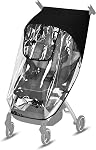gb Pockit+ All-City Airplane Carry-on Compliant Stroller - Ultra Lightweight, 2-in-1 Travel System Ready with any Cybex Infant Car Seat, Compact Self-Standing Fold, Easy to Carry - Velvet Black