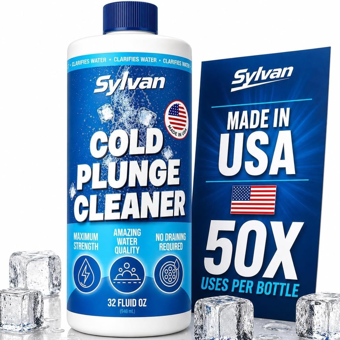 Sylvan Cold Plunge Water Treatment 32 Oz | 50+ Uses | Ice Bath Cleaner