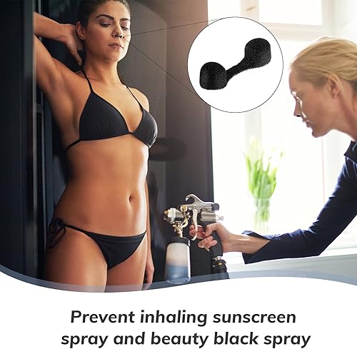 Miniatura 3 de 150 piezas de filtro de tapón de nariz desechables a granel, filtros de polvo de nariz, filtro de nariz, tapones de nariz para mujeres y hombres,