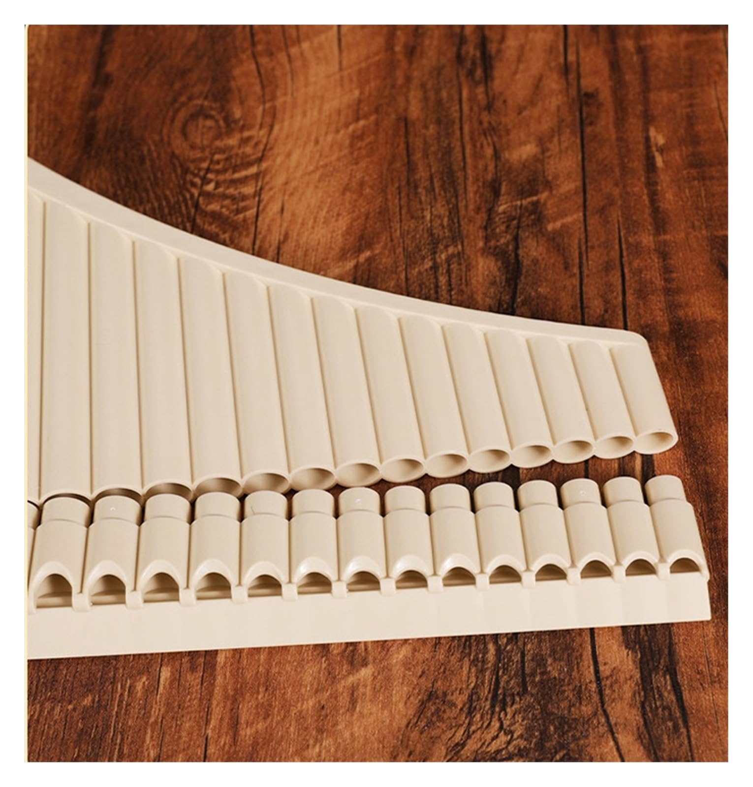 Flauto Di Pan In Resina - 18 Tubi, 16 Toni, Curvo, Per Principianti E Musicisti - Foto 4