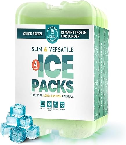Miniatura 54 de Healthy Packers Cool Pack, Slim Long-Lasting Ice Packs - Great for Coolers or Lunch Box