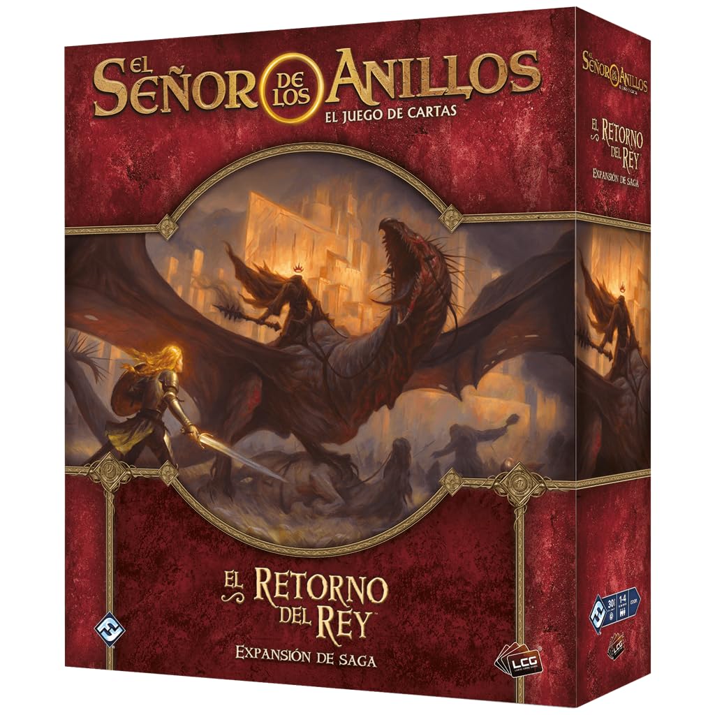 Asmodee El Señor De Los Anillos LCG: El Retorno del Rey Expansión de Saga