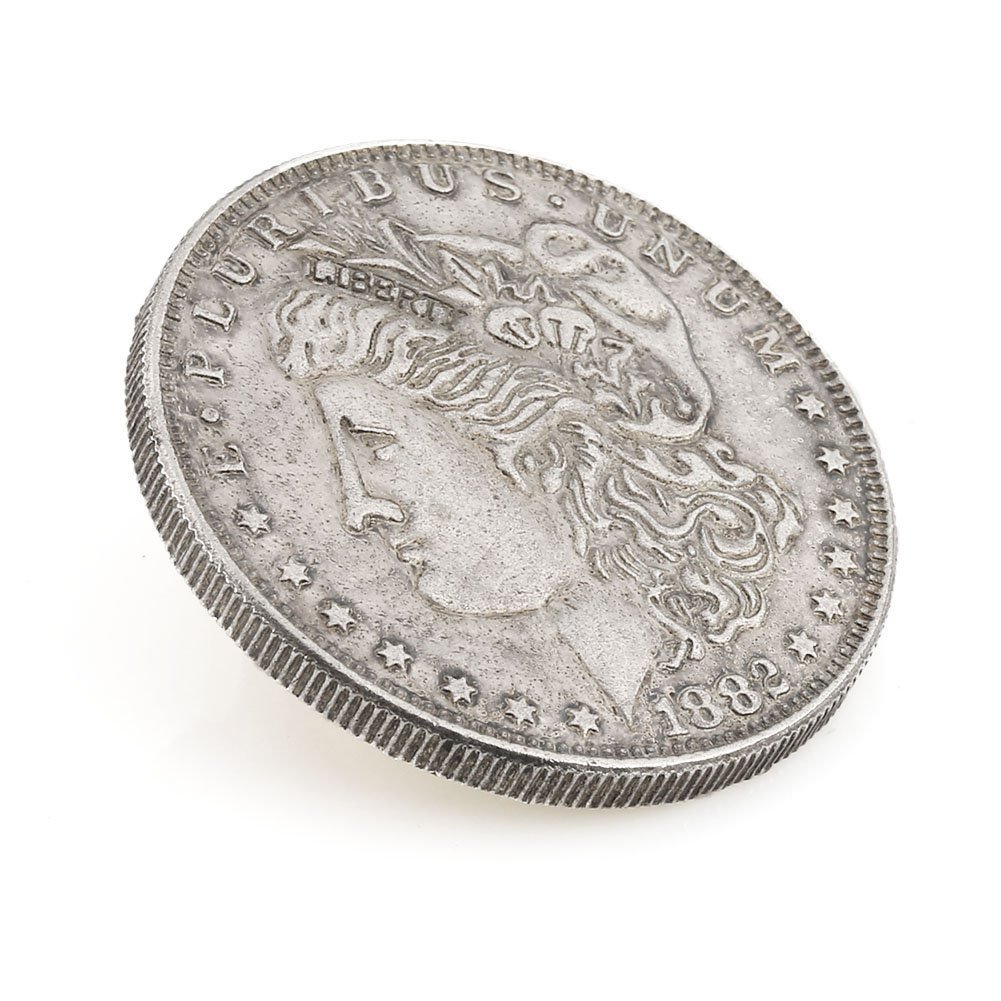 Amazon | 【手品グッズ】 マジックコインシェル　シェルコイン　スーパーモーガンダラー　コイン消える変わる　直径3.8cmコイン対応　2個セット  | マジック・手品 | おもちゃ