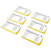 Vista 3 de Practice Sutures Sutures Thread with Needle (24 Mixed 2/0, 3/0, 4/0) for Medical, Nursing, and Veterinary Students Suture Training Suture Kit