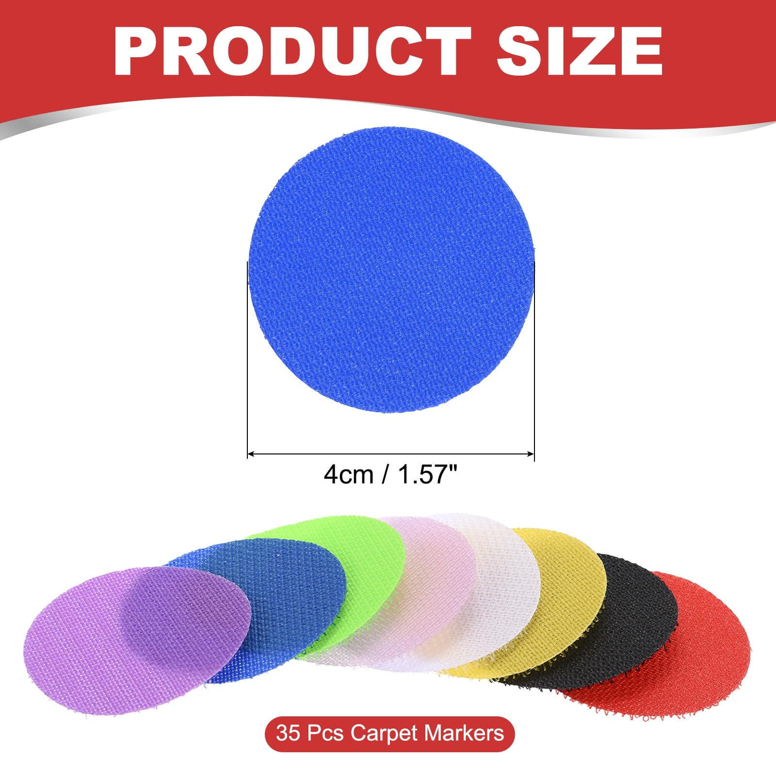 PATIKIL 1.6" Carpet Spot Markers - Image 2