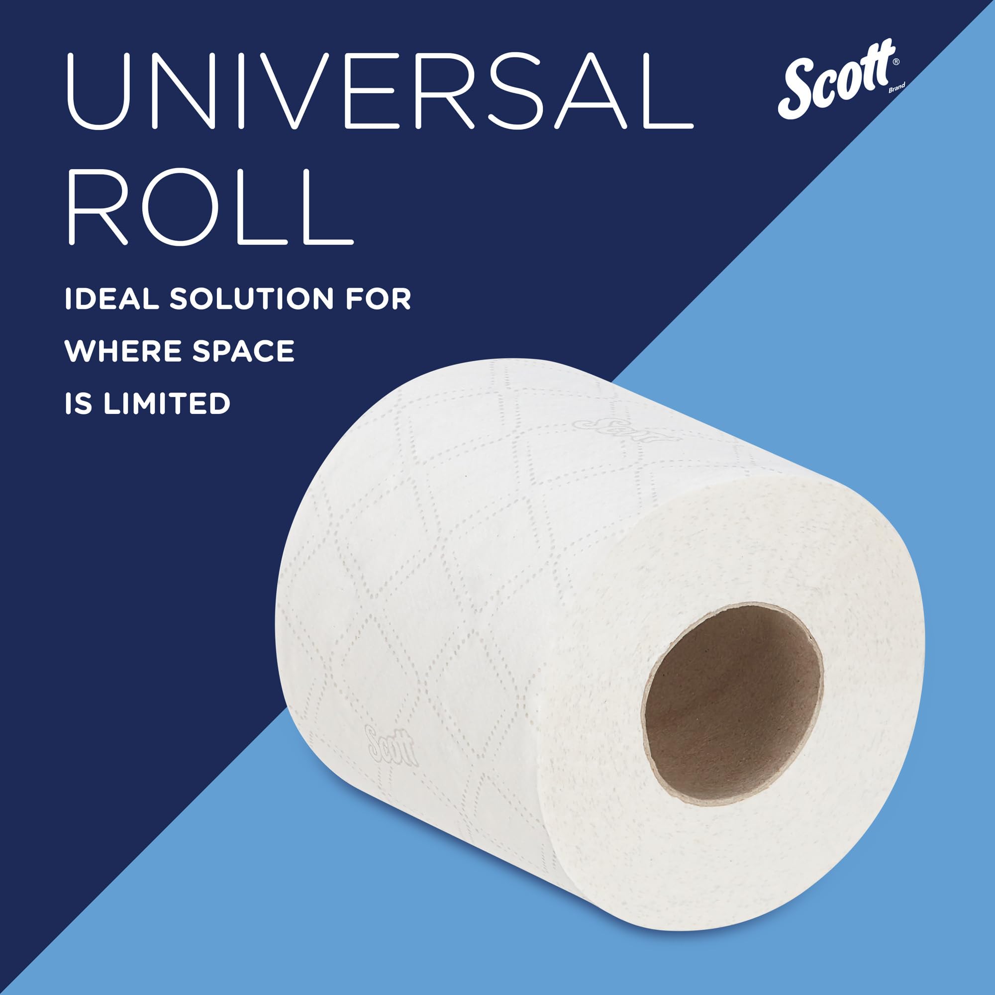 Scott Essential Toilettenpapier Standardgröße 8538, 2-lagiges Klopapier, weißes FSC-zertifiziertes WC-Papier, Standardgröße, 36 Rollen x 320 Blatt, (insg. 11.520 Blätter)