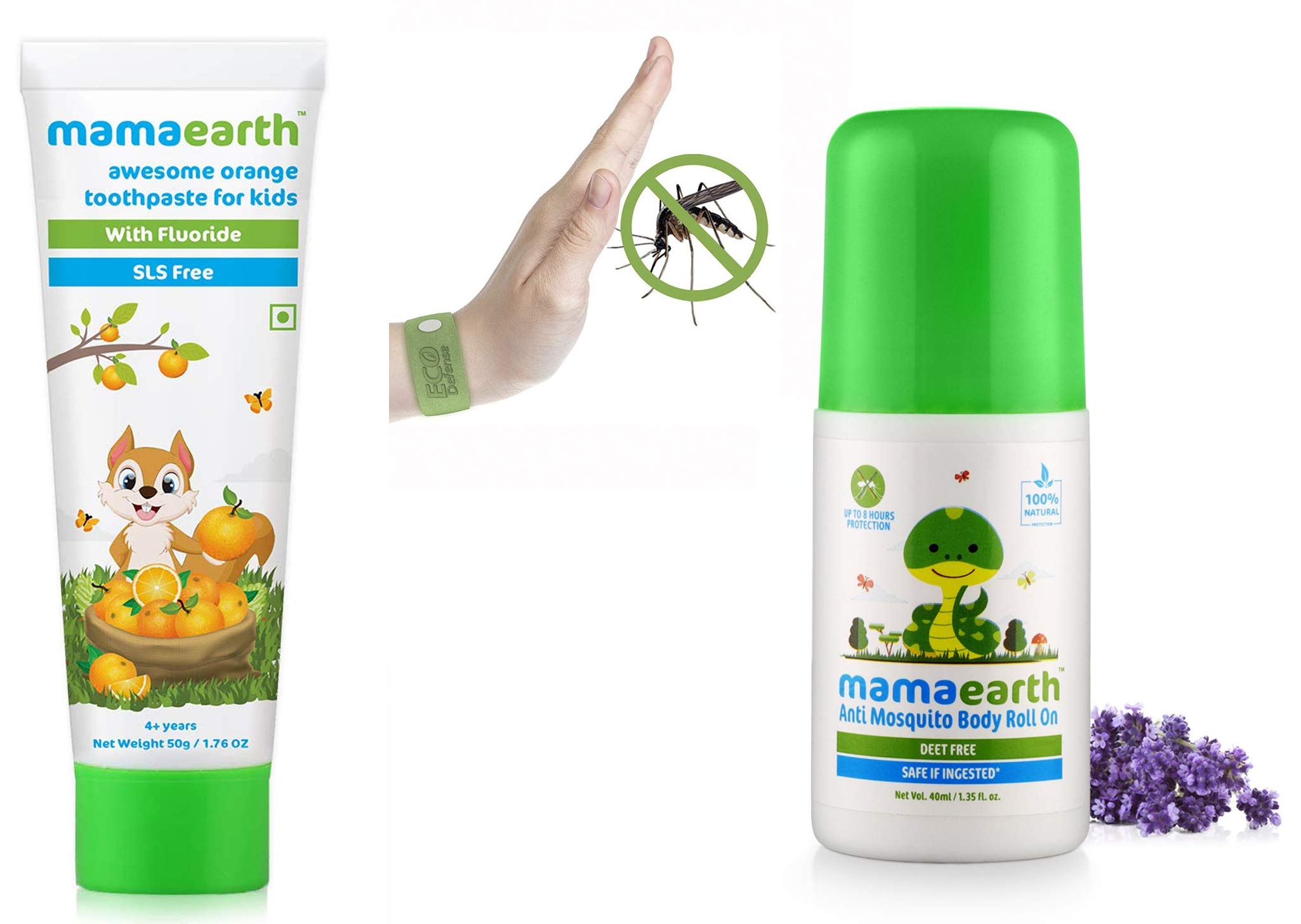 Buy Mamaearth Natural Toothpaste, Orange Flavour, SLS Free, with 750