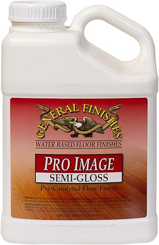 General Finishes Pro Image - Revestimiento de suelo a base de agua, 1 galón, semibrillante