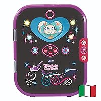 VTech KidiSecrets Selfie Music 2.0 Black Version, Diario Segreto Interattivo per Bambini