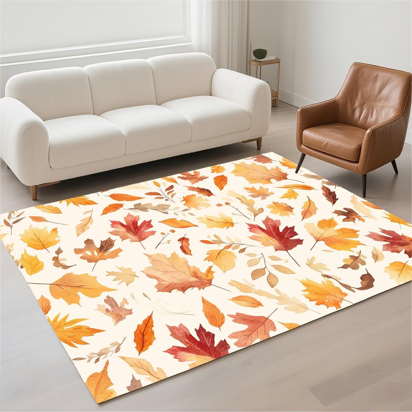 Tapis de salon moderne pour chambre adulte et cuisine style automne