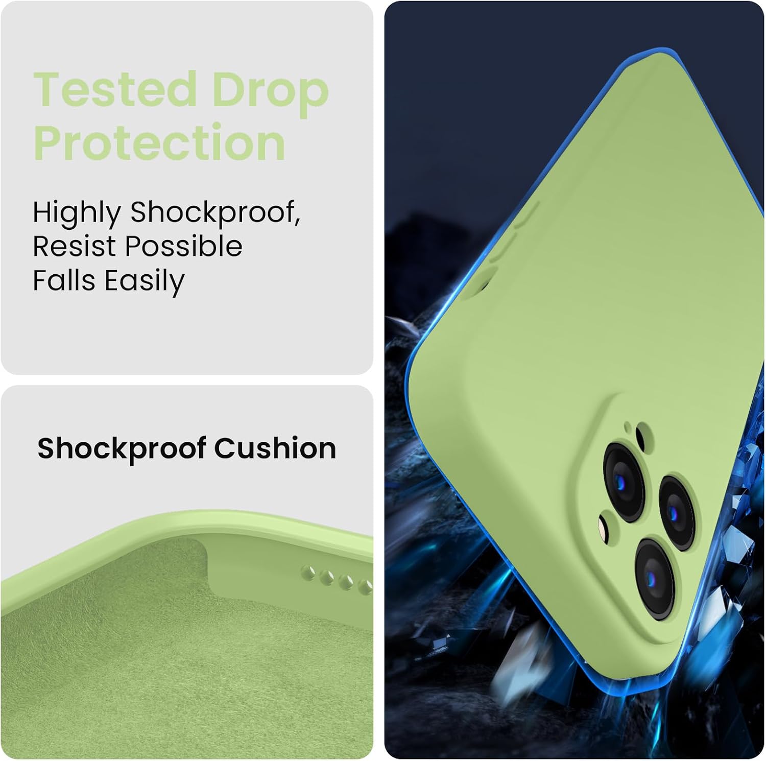  Designed for iPhone 13 Pro Max Case, 6.7", Tea Green thumbnail