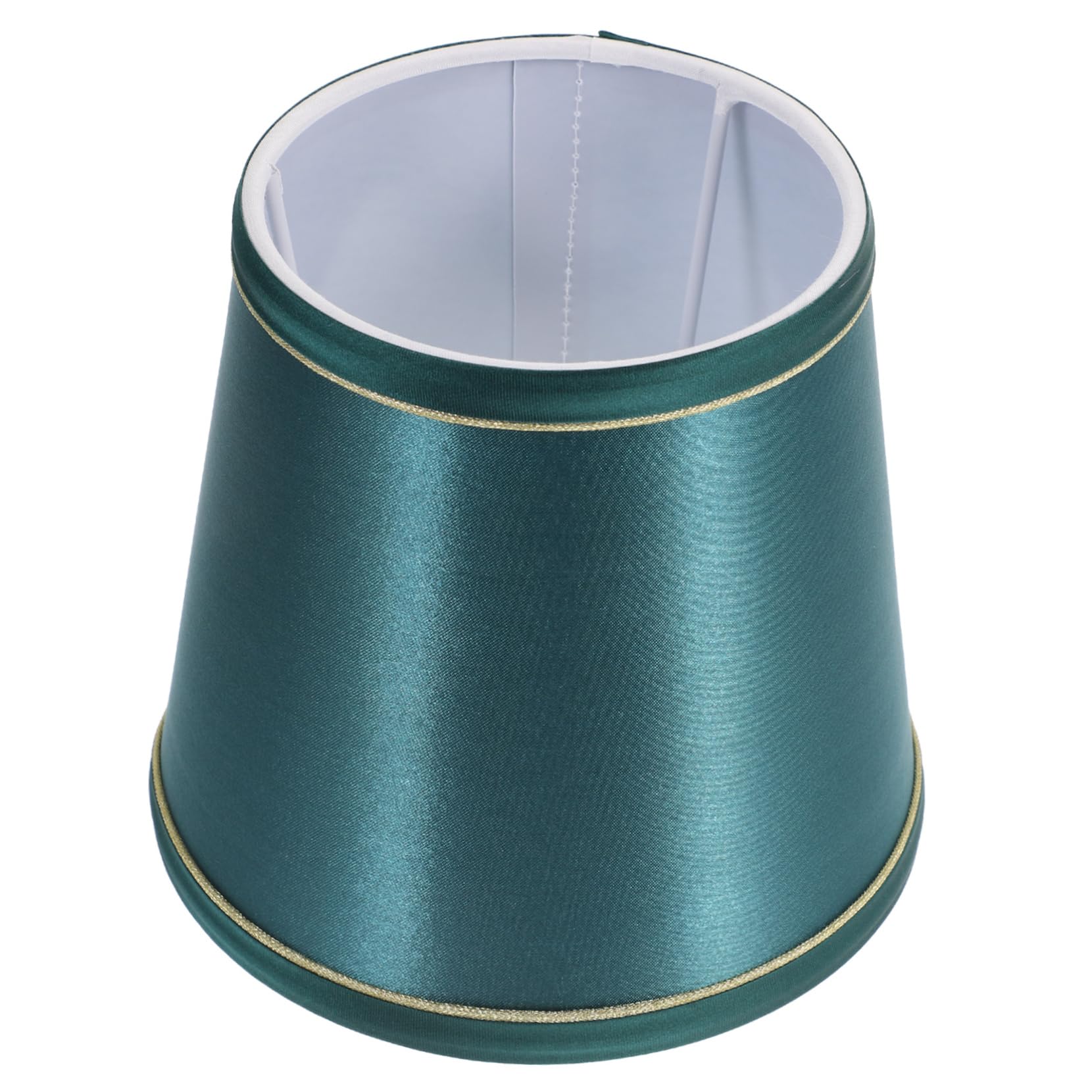 OSALADI Abat-jour En Tissu Pour Lampe De Table, Abat-jour à LED, Vert Foncé, Métal