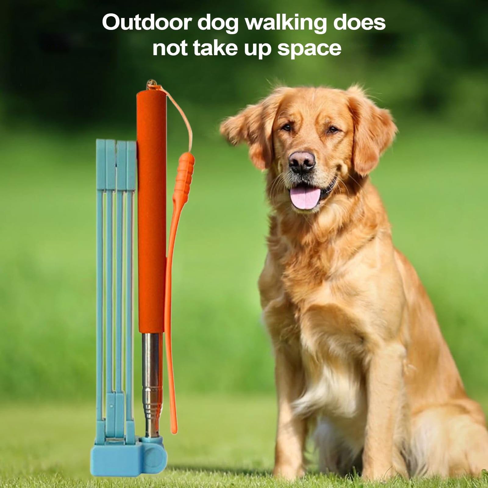 Ramasse-Crottes pour Chien | Attrape-Crottes avec Long Manche Télescopique - Accessoire de Nettoyage avec Sacs à Déchets pour Déjections Canines, Solution Hygiénique pour Toutes Races