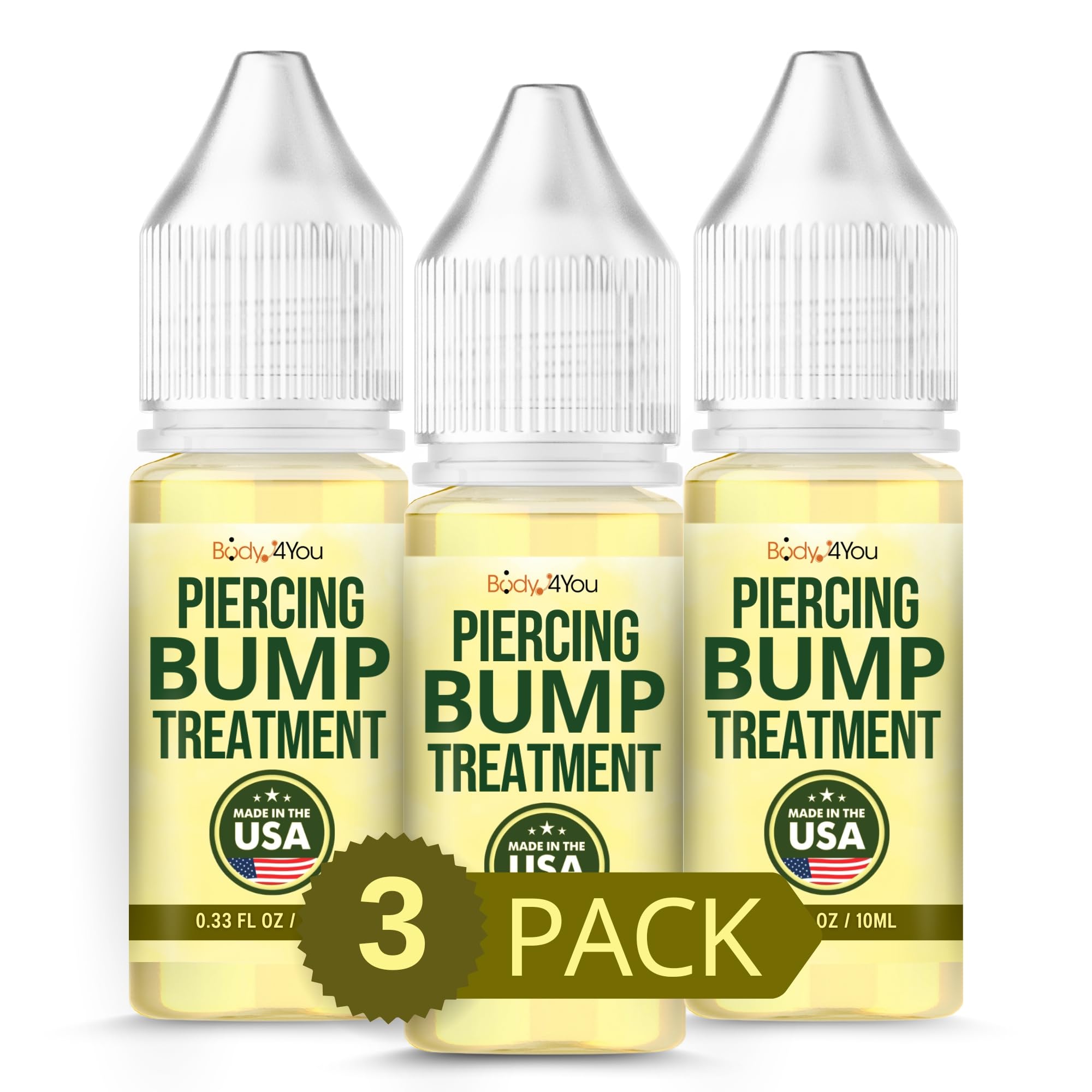 Bodyj4you Piercing Keloid Bump Removal Natural Oil Piercing Bump