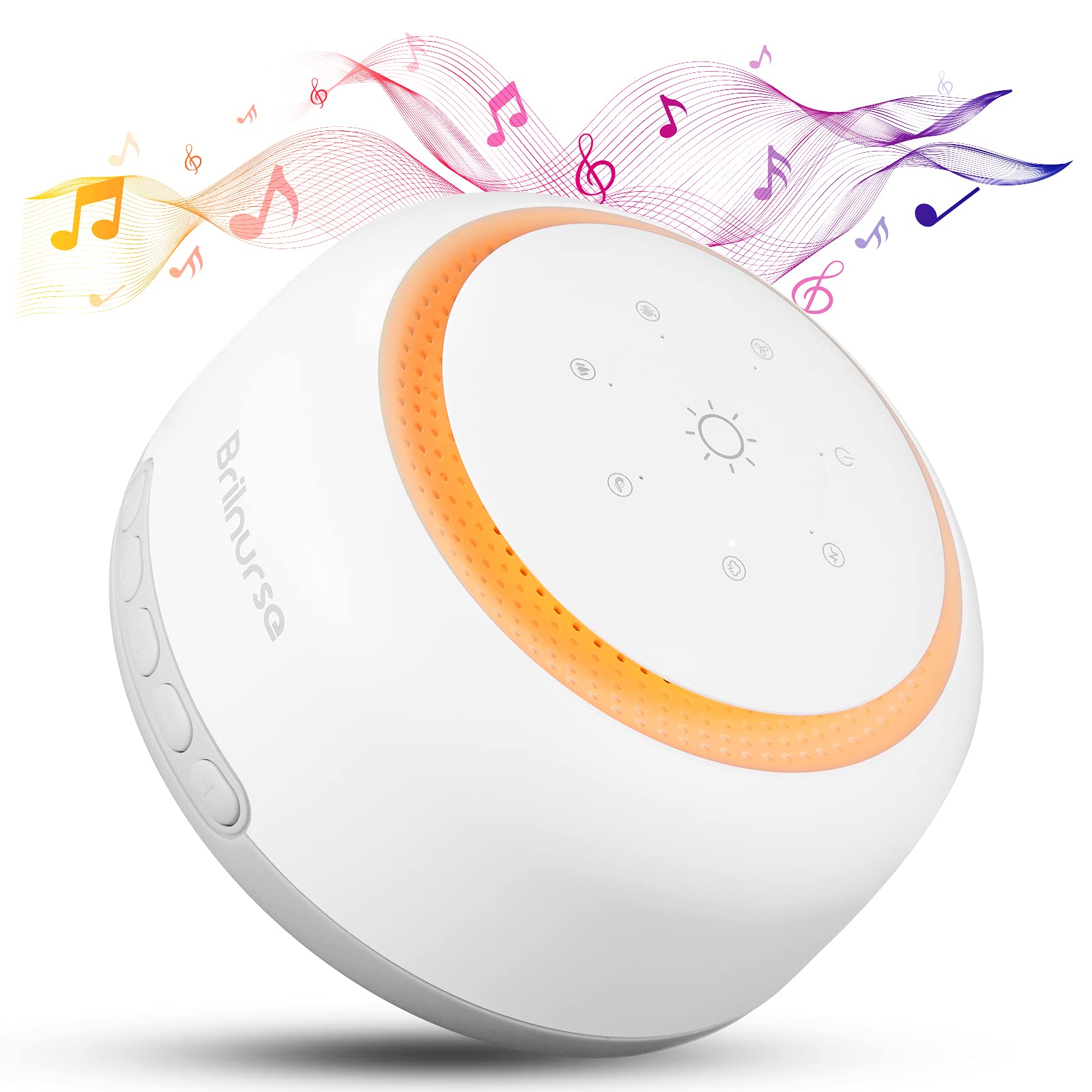 Sound White Noise Machine with 36 Soothing Sounds and Night Lights Sound Machines with Memory Function 36 Levels of Volume and 60 Sleep Timer for Sleeping Relaxation,Night Lights Sound Machines