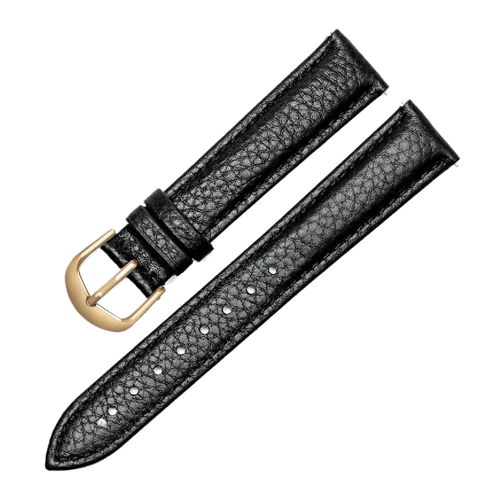 NTOLFCS Women's Watch Strap 12-22mm Watchband With Gold Pin Buckle