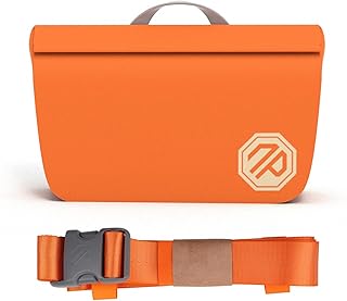 niphean IPX7 Hüfttasche Damen&Herren, Bauchtasche Wasserdicht mit Magnet-Einhandverschluss, Schmutz-&Abriebfest wasserdichte Tasche für Boote, SUP Board, Kajak, Schwimmen, Dry Bag 2.5L,Orange