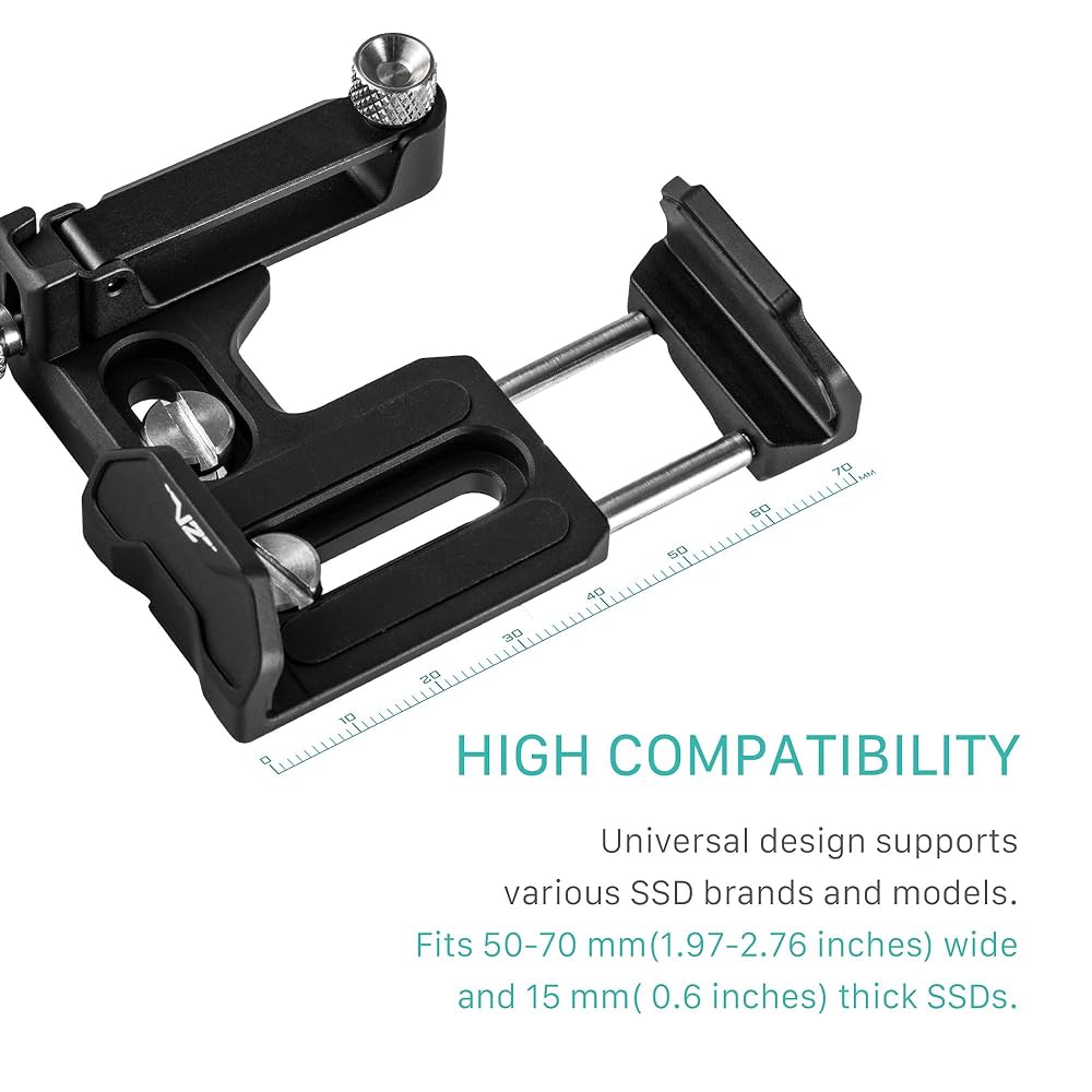 Amazon.com : Tilta Universal SSD Drive Holder V2 - Black