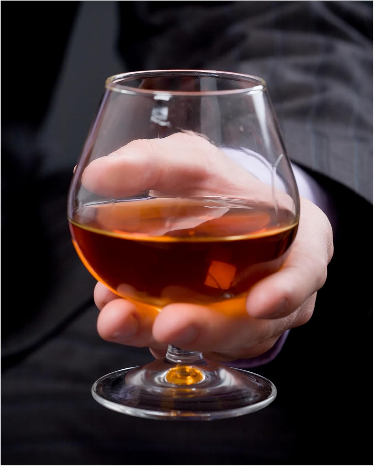 Topkapi 44525 Petite Cognac Glasses 250 ml, Set of 6 Cognac Glasses, Dishwasher Safe, Elegant and Robust