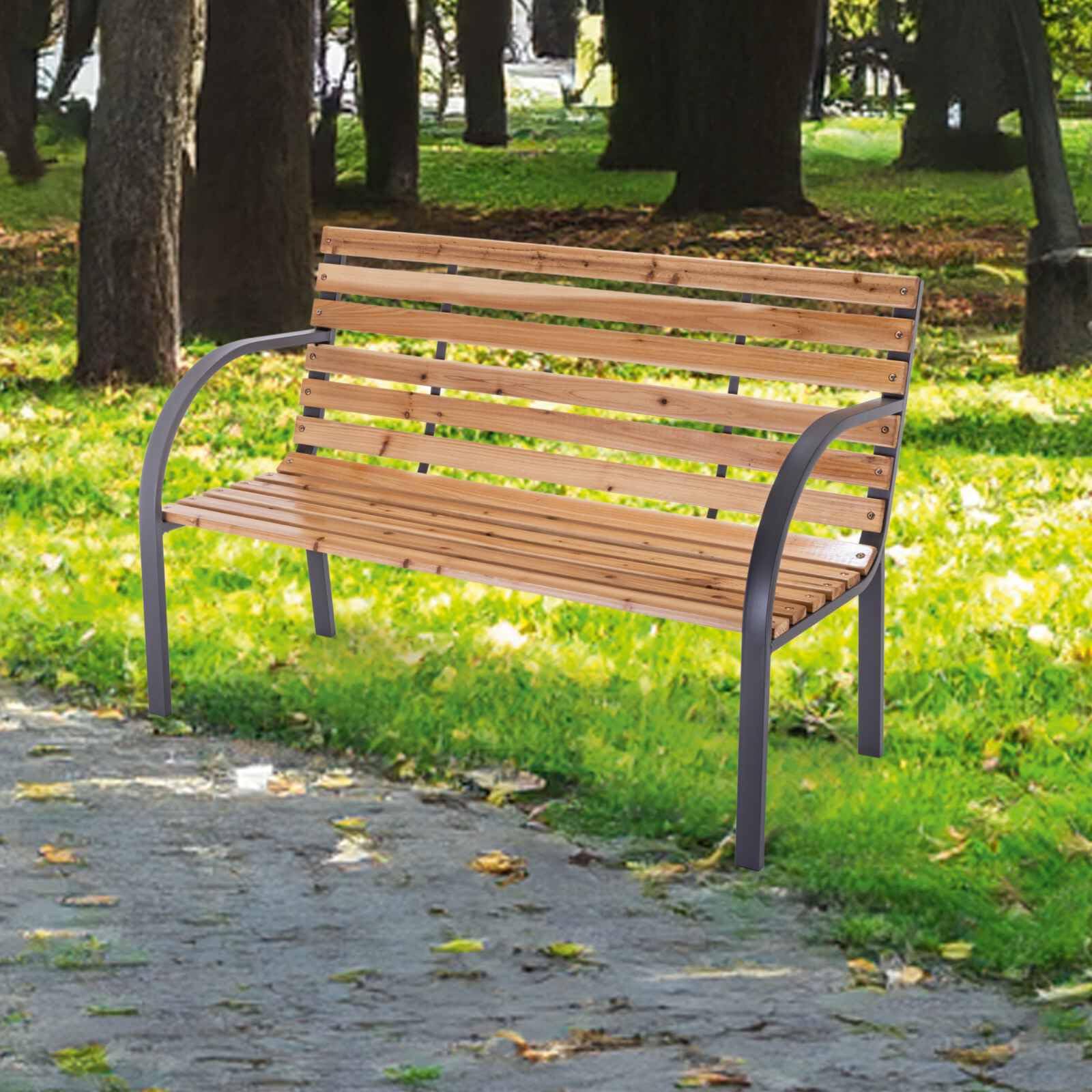 Practixx Banc de Jardin PX-GB-1 – Résistant aux intempéries - Max 160 kg
