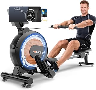 WENOKER Rowing Machine, Magnetic Rowing Machine for Home, Upgraded 32-Levels Resistance wi...