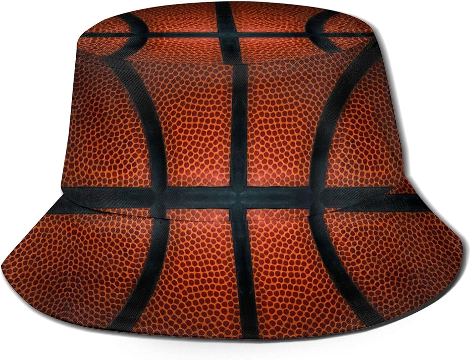 Sombrero de baloncesto retro con textura de bola roja para mujeres