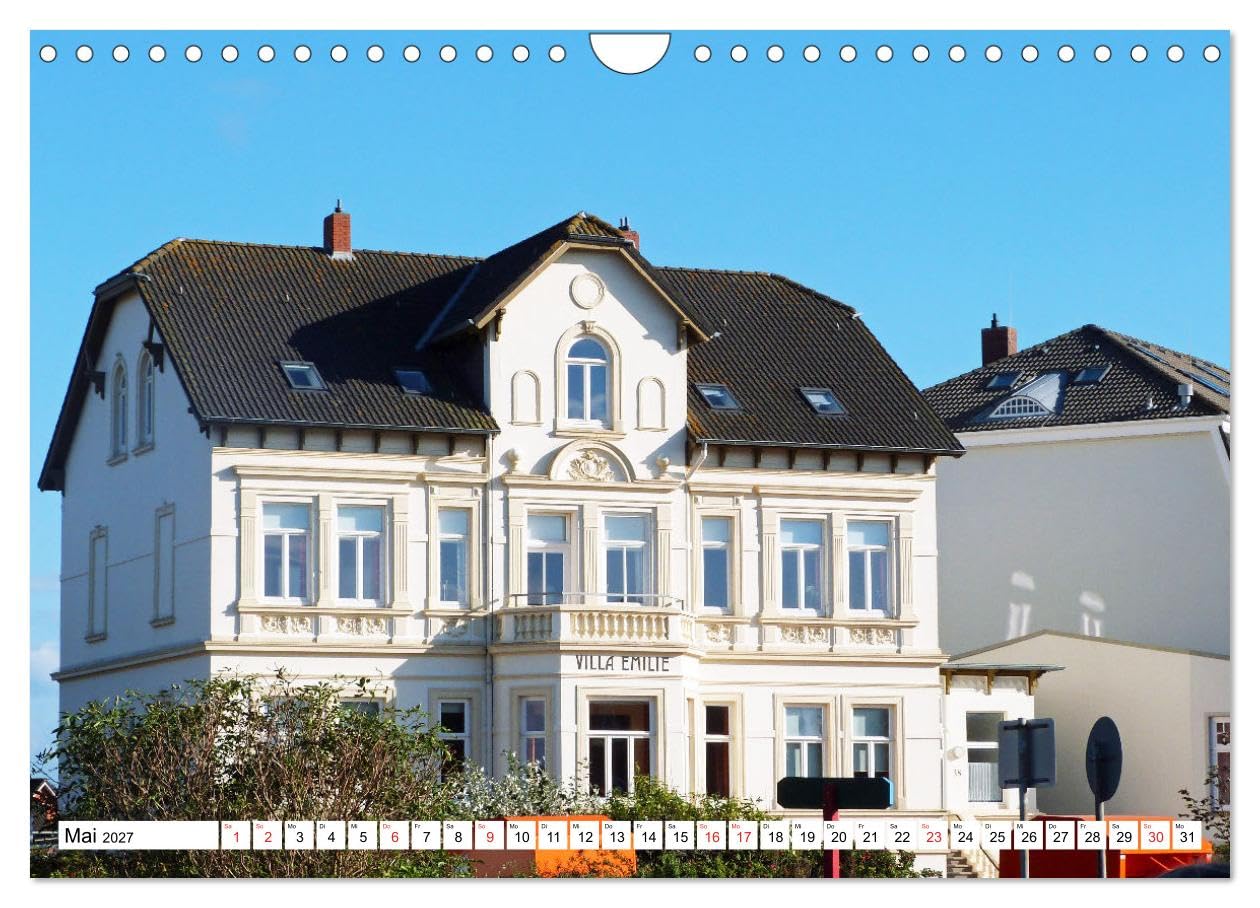 Verliebt in Borkum (Wandkalender 2027 DIN A4 quer), CALVENDO Monatskalender: Die bezaubernde Insel, die größte deutsche Nordseeinsel, die jedem etwas zu bieten hat. (CALVENDO Orte)