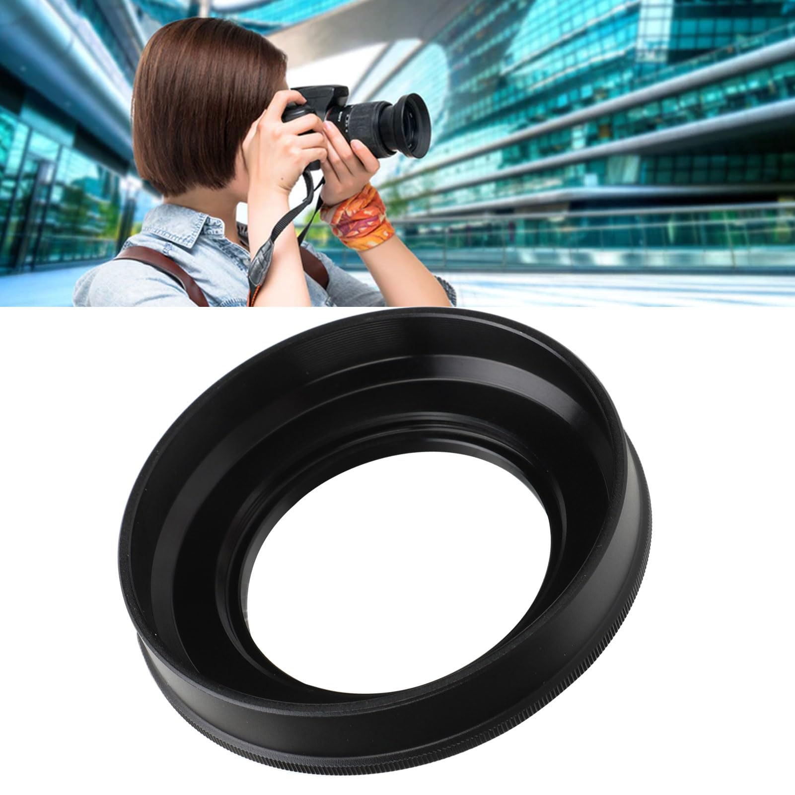 Amazon | Z DX 用レンズフード、ポータブル、光干渉保護、簡単な