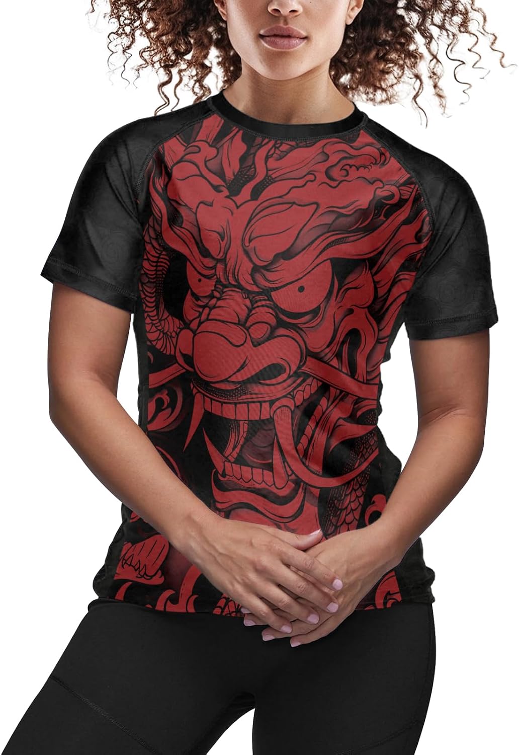 FORMONIES Samurai Rash Guard for Women – Short Sleeve Base Layer for No-Gi BJJ Jiu Jitsu MMA Grappling