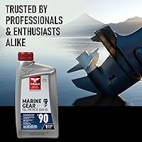 Vista 3 de TRIAX Marine Gear - Aceite sintético completo SAE 90 para todas las transmisiones de popa, propulsores de proa y unidades de engranajes inferiores