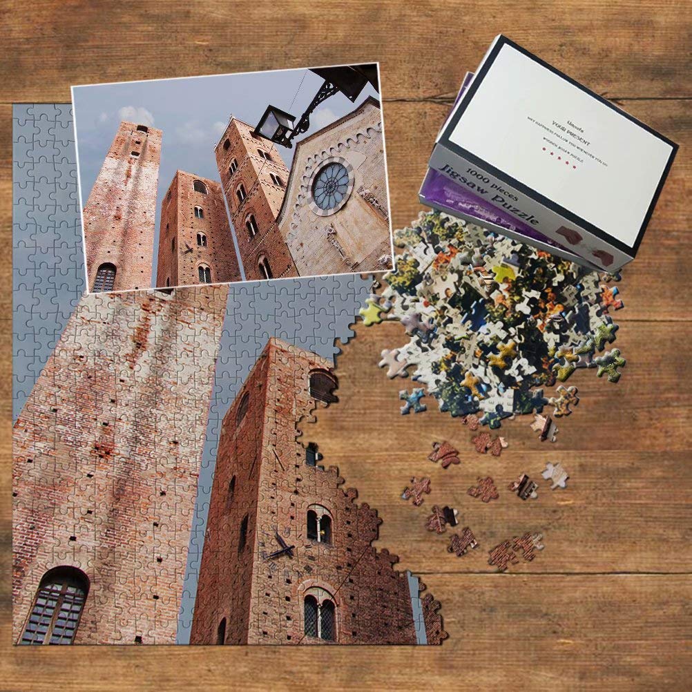 Puzzle San Michele Arcangelo 1000 Pezzi Per Adulti - 75x50 Cm - Sfida Difficile In Legno - Regalo Antistress