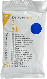 3M 82002B Plus Casting Tape, 2" x 4 yd, Blue (Pack of 10)