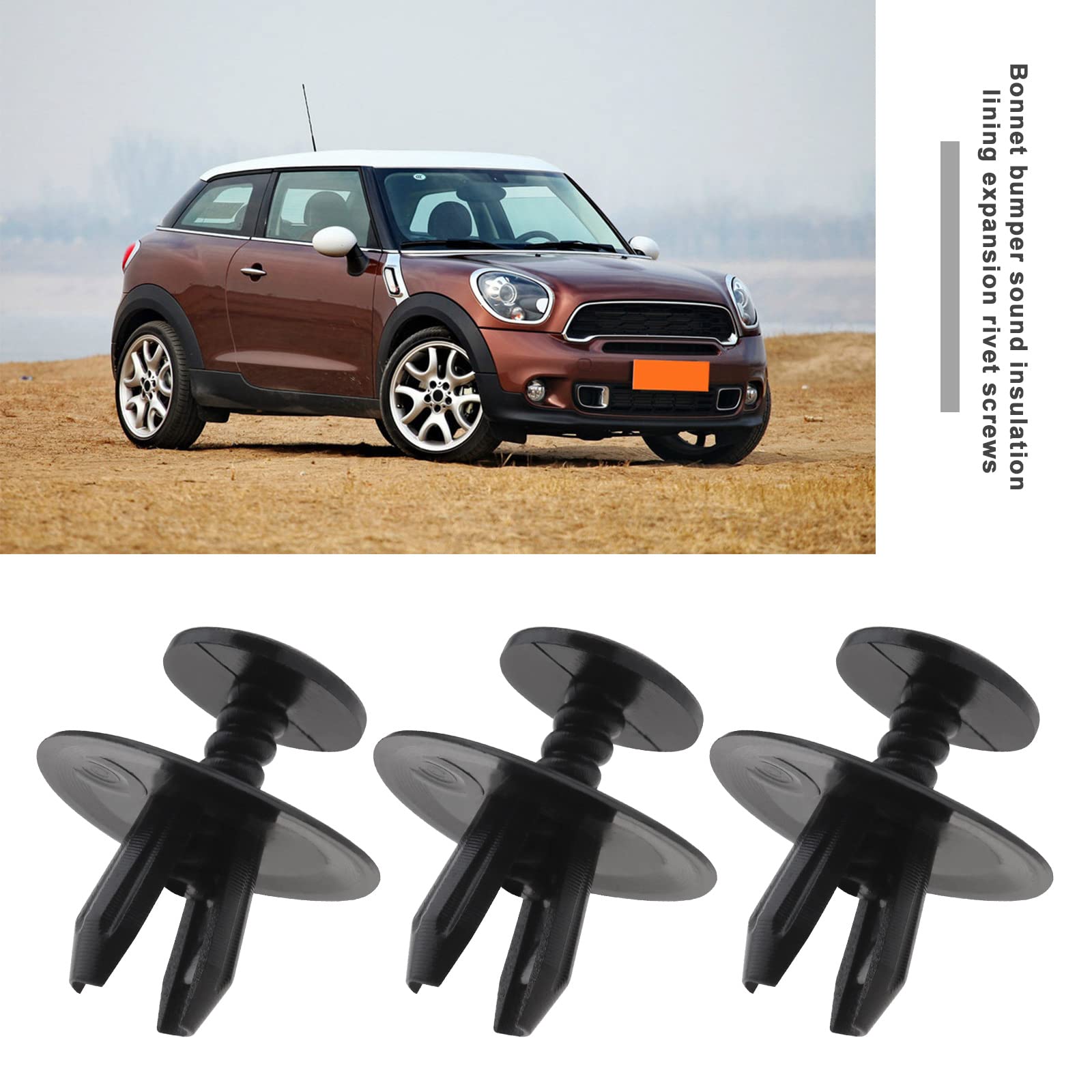 10-Pack Hood Insulator / Rear Bumper Clips – Fits BMW, MINI Cooper, X3, X4, X5, X6, M3, Etc. – OEM 51-48-1-915-964