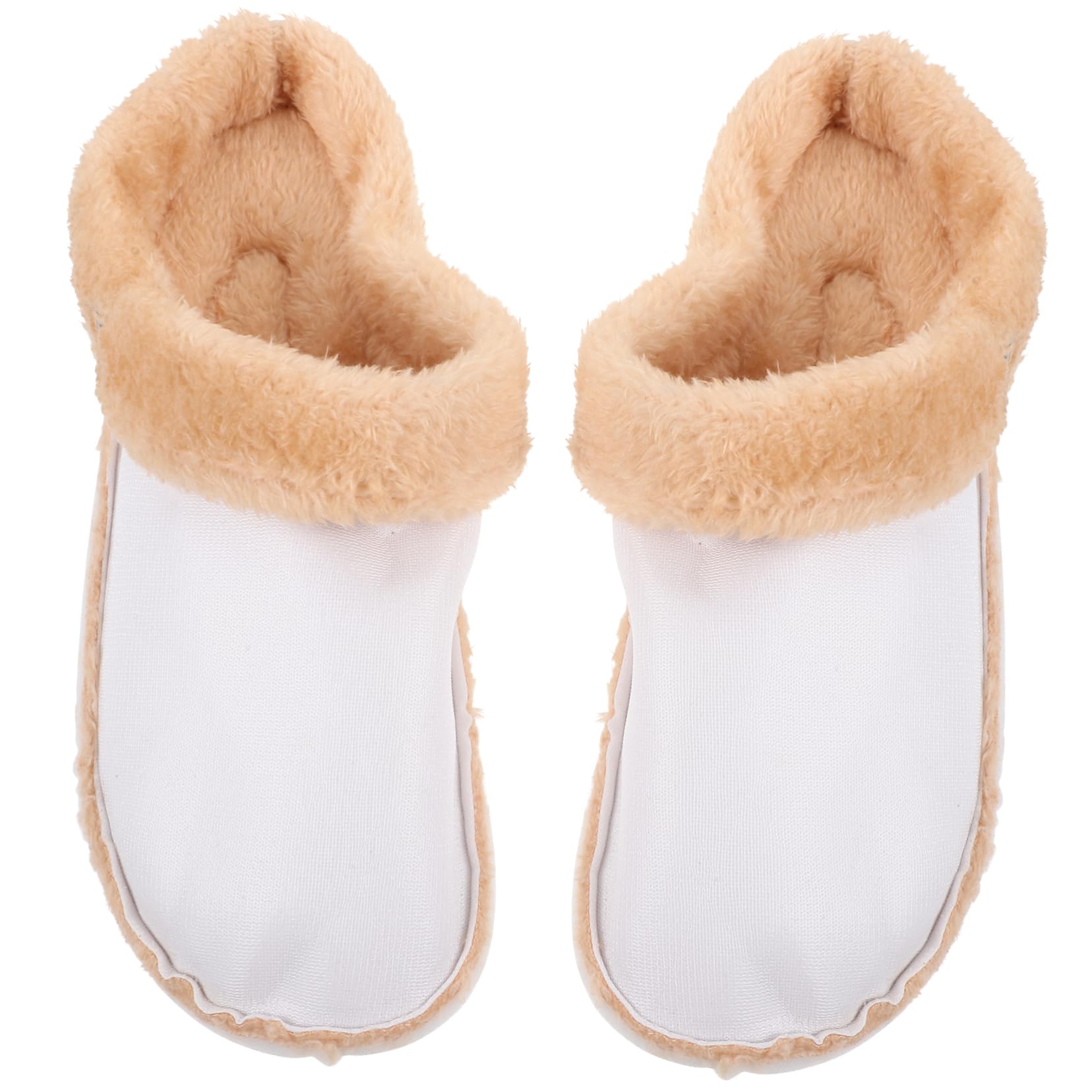 4pares Plantillas De Invierno Cálidas y Desmontables Para Zapatos Forro De Pelaje Insertos Para Zapatos Agujereados