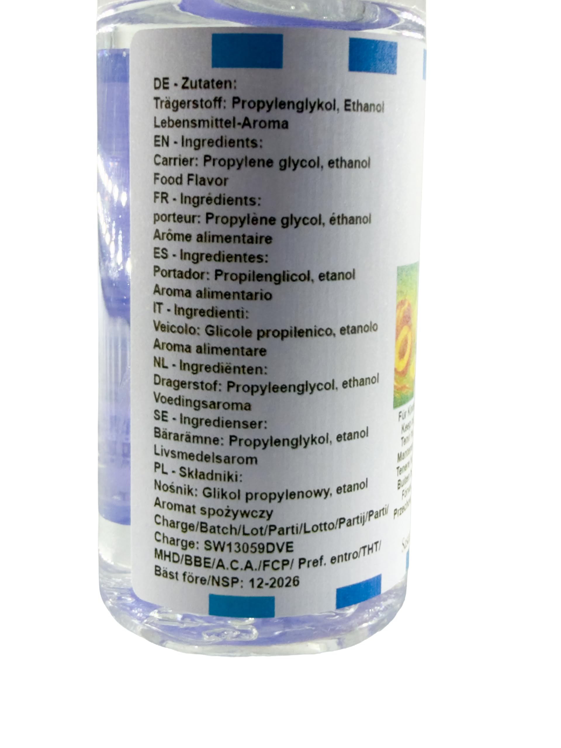 Peach Verde - Pfirsich-Rosmarin-Zitrone Aroma Konzentrat - Vegan - Sasami - 100ml